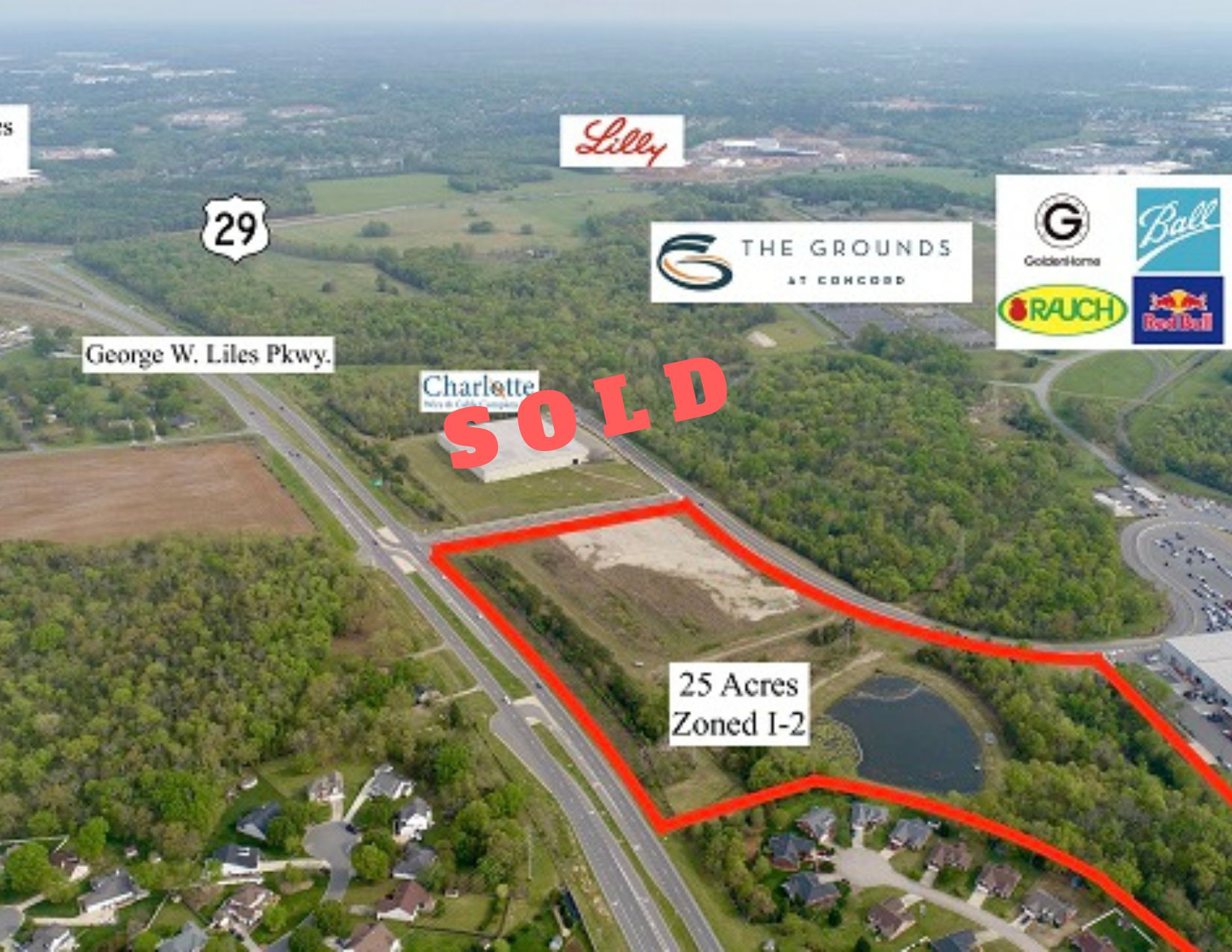 George Liles Pkwy & Hamrick Rd-SOLD